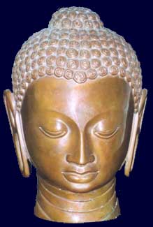 Copper Buddha Head